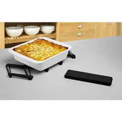 Joseph Joseph Stretch Extendable Silicone Mat, Black - 2