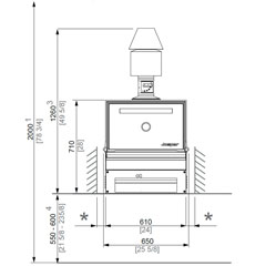 Josper Kömürlü Fırın, 65x66x126 cm - Thumbnail