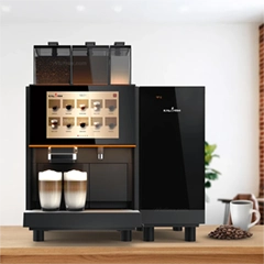 Kalerm X580C Automatic Coffee Machine, 1 Coffee Bean + 2 Chocolate Hoppers, 5 Lt Milk Cooling Unit, 2700 W - 7