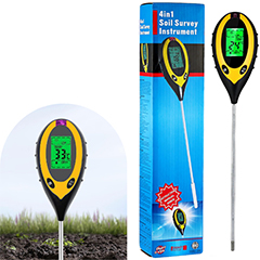 KCB 300 Soil Moisture Meter, Ph Meter, Light Meter and Temperature Meter - 2