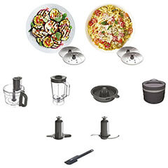 Kenwood Multipro Express Mutfak Robotu, 3 L, 1000 W, FDM71.450SS - 8