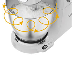 Kenwood Titanium 7lt Chef Baker White XL Mutfak Şefi, 1200W - Thumbnail