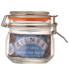 Kilner - Kilner Klipsli Yuvarlak Kavanoz, 500 ml (1)