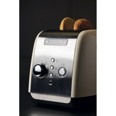 KitchenAid 2 Dilim Ekmek Kızartma Makinesi - 5KMT221, Krem - Thumbnail