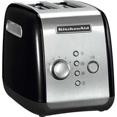 KitchenAid 2 Dilim Ekmek Kızartma Makinesi - 5KMT221, Siyah - Thumbnail