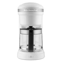 Kitchenaid 5KCM1208EWH Classic Zaman Ayarlı Paslanmaz Çelik Filtreli Potlu 1.7 lt Hazneli 12 Fincan Beyaz Filtre Kahve Makinesi - Kitchenaid