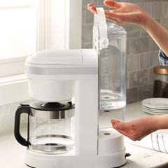Kitchenaid 5KCM1208EWH Classic Zaman Ayarlı Paslanmaz Çelik Filtreli Potlu 1.7 lt Hazneli 12 Fincan Beyaz Filtre Kahve Makinesi - 3