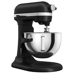 Kitchenaid 5KSM55SXXEBM Heavy Duty Stand Mikser, 5,2 Litre, Matte Black - Kitchenaid