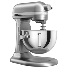 Kitchenaid 5KSM55SXXECU Heavy Duty Stand Mikser, 5,2 Litre, Counter Silver - Kitchenaid