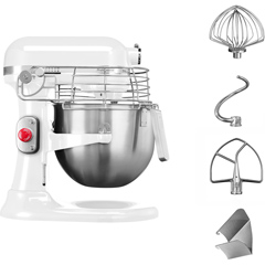 Kitchenaid 6,9 L Profesyonel Stand Mikser, White, 5KSM7990XEWH - 2