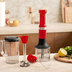 Kitchenaid Aksesuarlı El Blenderı, 5KHBV83EER, Empire Red - 4