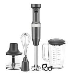 Kitchenaid Aksesuarlı El Blenderı, 5KHBV83EDG, Charcoal Grey 