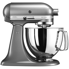 KitchenAid Artisan 4,8 L Stand Mikser, Contour Silver, 5KSM125ECU 