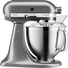 Kitchenaid Artisan 4.8 L Stand Mixer - 5KSM185PS, Gray 