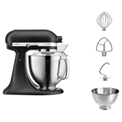 Kitchenaid Artisan 4,8 L Stand Mixer, 5KSM185PSEBK, Cast Iron Black - 4