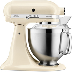 Kitchenaid Artisan 4.8 L Stand Mixer, Almond Cream, 5KSM185PSEAC 