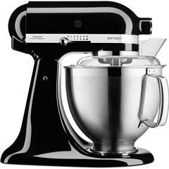 Kitchenaid Artisan 4,8 L Stand Mixer, Onyx Black, 5KSM185PSEOB 