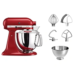 KitchenAid Artisan 4.8 L Stand Mixer, Empire Red, 5KSM175PSEER - 4