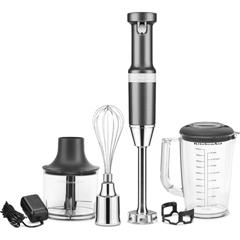 Kitchenaid Artisan Hand Blender, Medallion Silver, 5KHBBV83EMS - 1