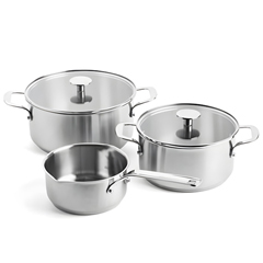 Kitchenaid Çelik 20, 24 cm Tencere ve 16 cm Sosluk Seti - 1
