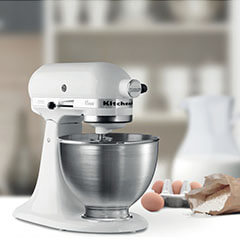 KitchenAid Classic 4,3 L Stand Mikser, 5K45SS, Beyaz - Thumbnail