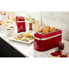 Kitchenaid Design 4 Slice Long Slot Toaster, 5KMT5115, Red - 9