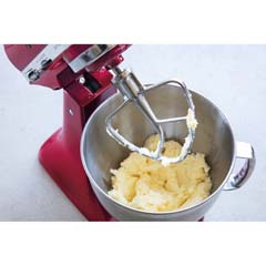 Kitchenaid Paslanmaz Çelik Düz Çırpıcı, 4,3 L Ve 4,8 L Stand Mikser İçin - 5KSM5THFBSS - Thumbnail