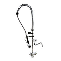 Klarco Spray Unit, Countertop Mounted, Double Water Inlet + Shower + Faucet - Klarco