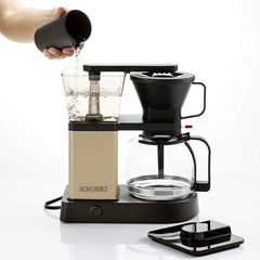 Konchero Potlu 1.3 lt Hazneli 10 Fincan Krem - Siyah Filtre Kahve Makinesi - 3