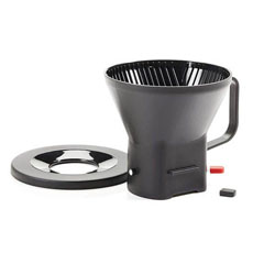 Konchero Potlu 1.3 lt Hazneli 10 Fincan Krem - Siyah Filtre Kahve Makinesi - 5