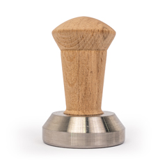 Kumtel Ahşap Ağaç Saplı Tamper, Krom - 1