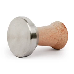Kumtel Ahşap Ağaç Saplı Tamper, Krom - 3