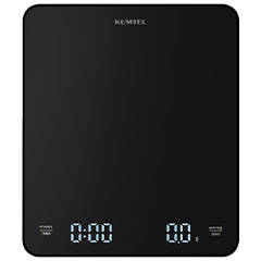 Kumtel HV60-02 Digital Timer Precision Coffee Scale, 0.1 gr Sensitivity, Black - 1