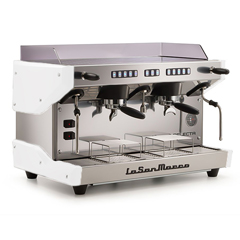 La San Marco Delecta 2 Gruplu Espresso Makinesi, Beyaz - Thumbnail