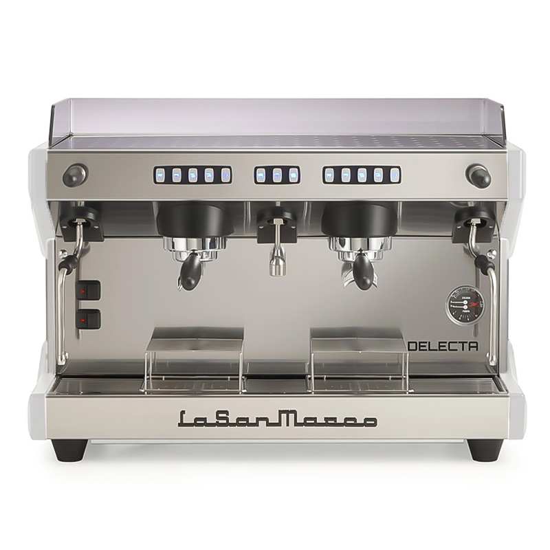 La San Marco Delecta 2 Gruplu Espresso Makinesi, Beyaz - Thumbnail
