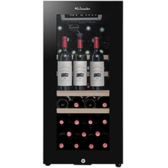 La Sommeliere LS38BLACK Service Solo Şarap Dolabı, 38 Şişe Kapasiteli - La Sommeliere