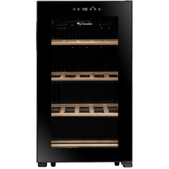 La Sommeliere Service Wine Cabinet, LS36 Black, 36 Bottle Capacity - 1
