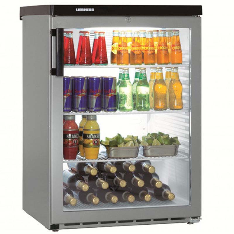 Liebherr FKVESF 1803 Under-Counter Refrigerator, Glass Door, 60x60x85 cm - 1
