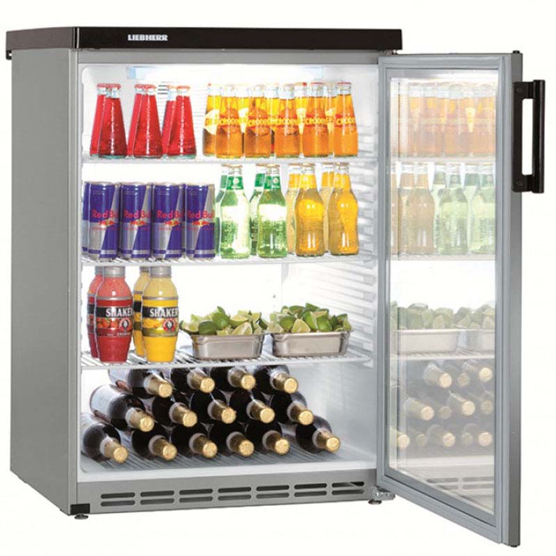 Liebherr FKVESF 1803 Under-Counter Refrigerator, Glass Door, 60x60x85 cm - 2