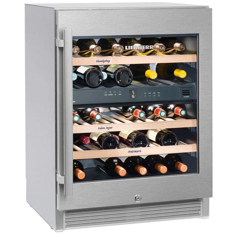 Liebherr Wtes 1672 Temperature Adjustable Wine Cabinet, 40 Bottle Capacity - Liebherr