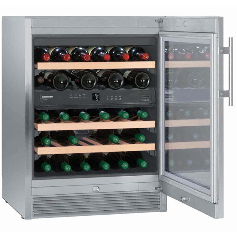 Liebherr Wtes 1672 Temperature Adjustable Wine Cabinet, 40 Bottle Capacity - 2