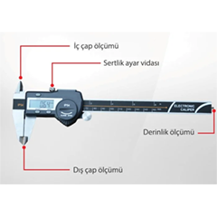 Loyka 5110-150 Dijital Kumpas, 150 mm, IP54 Korumalı - 2