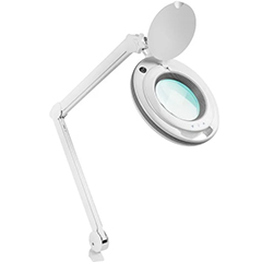 Loyka 6017 Ayarlanabilir Işık Seviyeli Masaüstü Büyüteç, 5x - Loyka