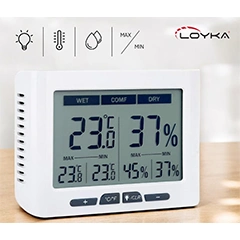 Loyka DTH-150 Geniş Ekranlı Sıcaklık Nem Ölçer - 4