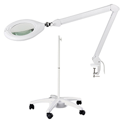 Loyka Luma Geniş Mercekli Ayaklı Büyüteç, Ayarlanabilir Led Işıklı - 1
