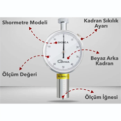 Loyka LXA Shoremetre Sertlik Ölçer, Shore A, M01A - 2
