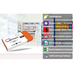 Loyka Mono Tek Kullanımlık Sıcaklık Kayıt Cihazı - 2