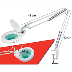 Loyka Tello Led Işıklı Masa Bağlantılı Büyüteç, 5x - 2