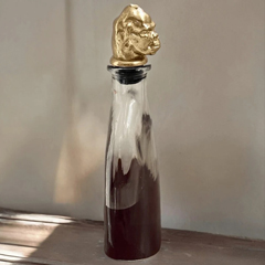 Lsae Studio Goril Elegance Decorative Bottle Stopper, 3.6x2.7x4.1 cm - LSAE Studio