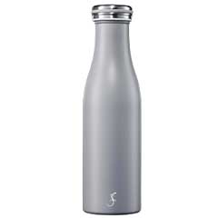 Lurch 240805 Paslanmaz Çelik Termos, Çift Cidarlı, Sızdırmaz, 500 ml, Granit Gri - 1